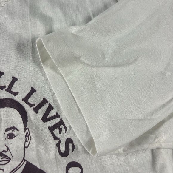 Vtg Martin Luther King 'The Dream Still Lives On' Single Stitch Shirt Large 90s - Picture 9 of 10